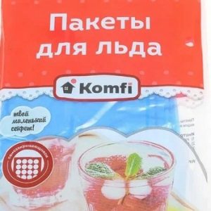 Пакеты д/льда Komfi самозатягивающийся 192 кубика COOL65