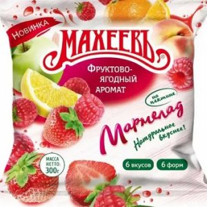 Мармелад Махеевъ желейный фруктово-ягодный м/у 300г