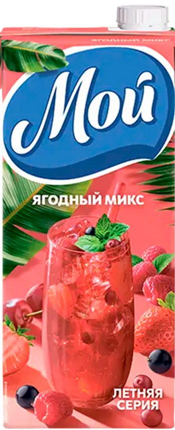 Напиток Мой сокосодержащий ягодный микс т/п 0,95л