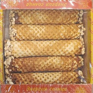 Вафли Ян Домашние трубочки к/у 550г