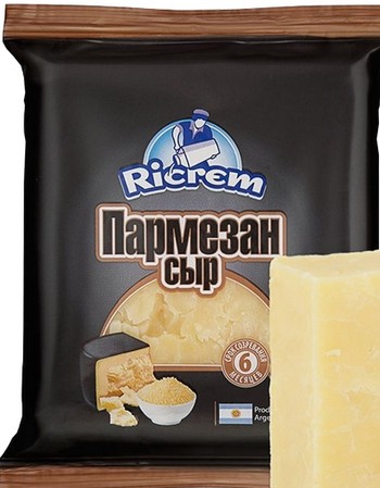 Сыр Ricrem Пармезан 42% фас 180г без змж