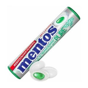 Жев резинка Mentos нежная мята 15,5г