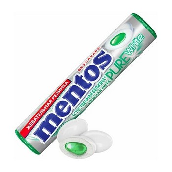 Жев резинка Mentos нежная мята 15,5г