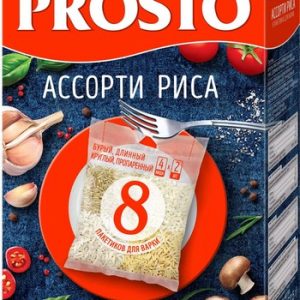 Крупа Prosto Ассорти (рис,гречка) к/у 8*62,5г