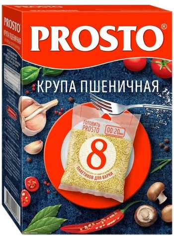 Крупа Prosto пшеничная к/у 8*62,5г