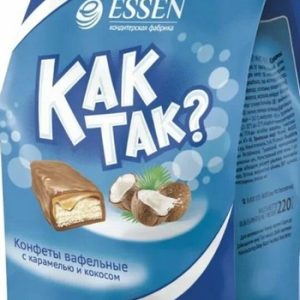Конфеты Эссен Как так? карамель и кокос м/у 210г