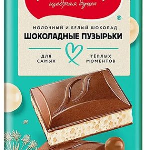 Шоколад Nestle Россия Щедрая Душа Молочный и белый пористый 70г