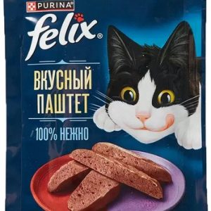 Корм д/кош Felix Вкусный паштет говядина-ягненок м/у 75г