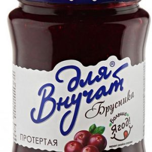Брусника Для внучат протертая с сахаром ст/б 320г
