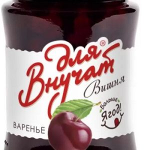 Варенье Для внучат Вишневое ст/б 340г