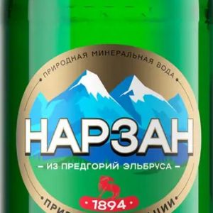 Вода Нарзан минерал лечебно-столовая природн газ ст/б 0,45л