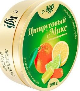 Карамель АКФ Цитрусовый микс ж/б 200г