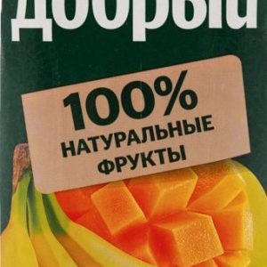 Напиток Добрый сокосодержащий банановый микс т/п 1л