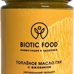 Масло Биотик Фуд топленое гхи с ежовиком без лактозы 99% 200г