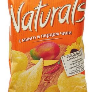 Чипсы Naturals с манго и перцем чили 100г