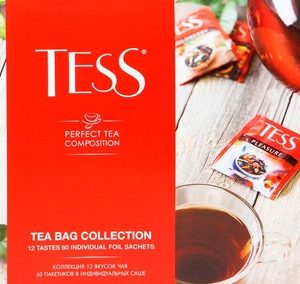 Чай Tess коллекция 12 видов 60 пак 101,25г