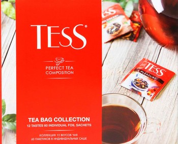 Чай Tess коллекция 12 видов 60 пак 101,25г