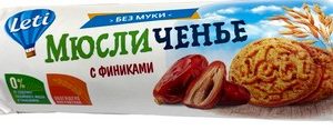 Мюсли Лети Мюсличенье с финиками б/муки м/у 220г