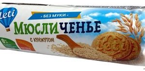Мюсли Лети Мюсличенье с кунжутом б/муки м/у 220г