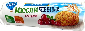 Мюсли Лети Мюсличенье с ягодами б/муки м/у 220г