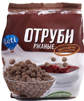 Отруби Лети ржаные м/у 100г