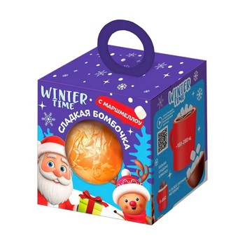 Шар Конфитрейд WINTER TIME из глазури с маршмеллоу 28г