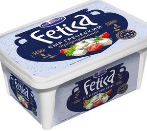 Сыр Экомилк Фетика греческий рассольный 40% п/б 400г без змж