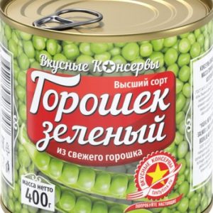 Горошек Вкусные Консервы в/с ж/б 400г