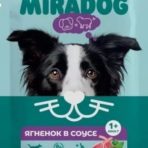 Корм д/собак Мираторг Miradog ягненок в соусе м/у 75г