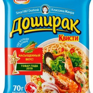 Лапша Доширак Квисти со вкусом морепродуктов м/у 70г