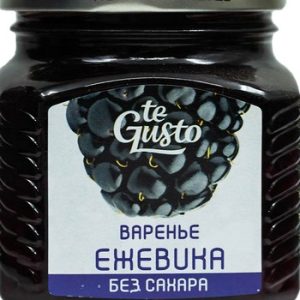 Варенье Te Gusto из ежевики без сахара твист ст/б 300г