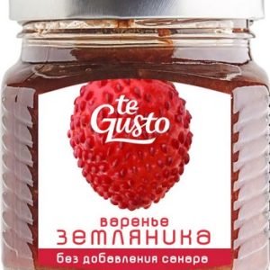 Варенье Te Gusto из земляники протёртая с яблочным соком твист ст/б 300г