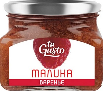 Варенье Te Gusto из малины твист ст/б 430г