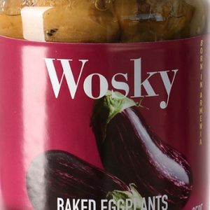 Баклажаны Wosky печеные твист ст/б 950г