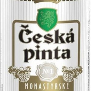 Пиво Ческа Пинта №1 монастырское светлое фильтр ж/б 5,9% 0,568л