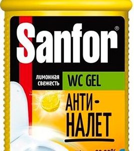 Средство Sanfor WC гель лимонная свежесть 1000г