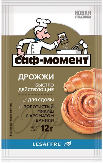 Дрожжи Саф-момент д/сдобы сухие 12г