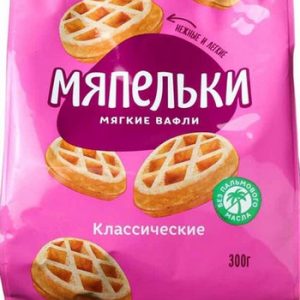 Вафли Тестори Мяпельки мягкие классические 310г