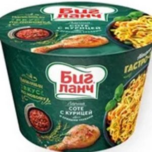 Лапша Биг Ланч Соте с курицей и пряными травами ст 90г
