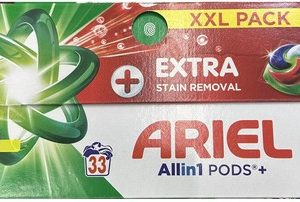 Капсулы д/стирки Ariel Pods All in 1 Extra stain removal 33шт