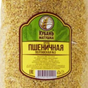 Крупа Кубань Матушка пшеничная Полтавская №3 твердый сорт ГОСТ м/у 800г