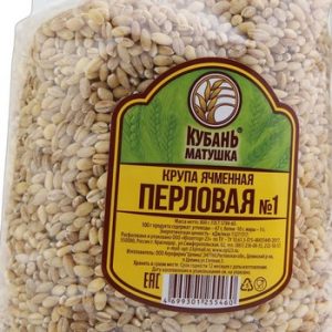 Крупа Кубань Матушка перловая №1 ГОСТ м/у 800г