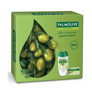 Набор подарочный Palmolive Гель д/душа Натурель Интенсивное увлвжнение 250мл+мыло твердое 90г