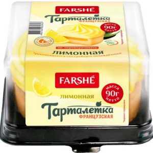 Пирожное Фарше Тарталетка французская лимонная 90г