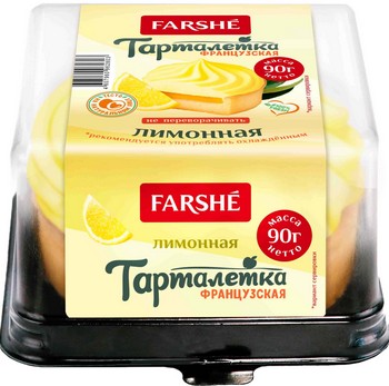Пирожное Фарше Тарталетка французская лимонная 90г