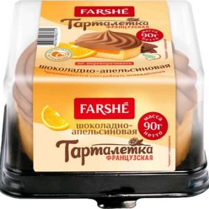 Пирожное Фарше Тарталетка французская шоколадно-апельсиновая 90г