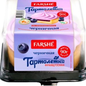 Пирожное Фарше Тарталетка французская черничная 90г