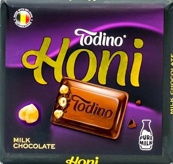 Шоколад Todino Honi молочный с фундуком 60г