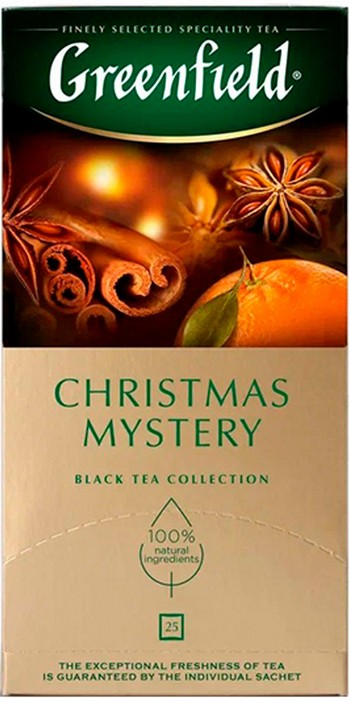 Чай Greenfield Christmas mystery черн 25*1,5г