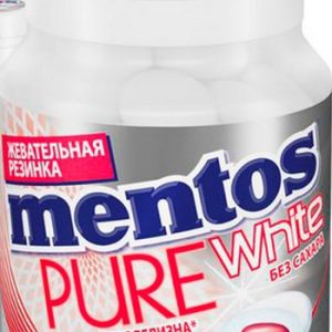 Жев резинка Mentos клубника банка 54г